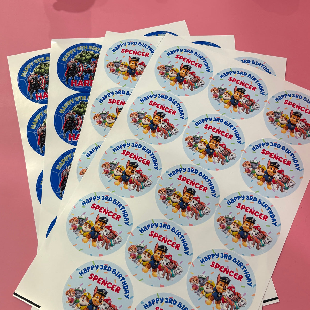 Custom Sticker Sheet | Personalised Stickers | Contact Before Ordering