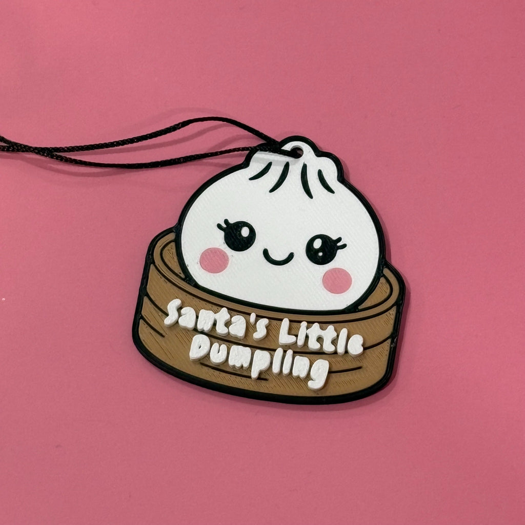 Personalised Christmas elf doll necklace options