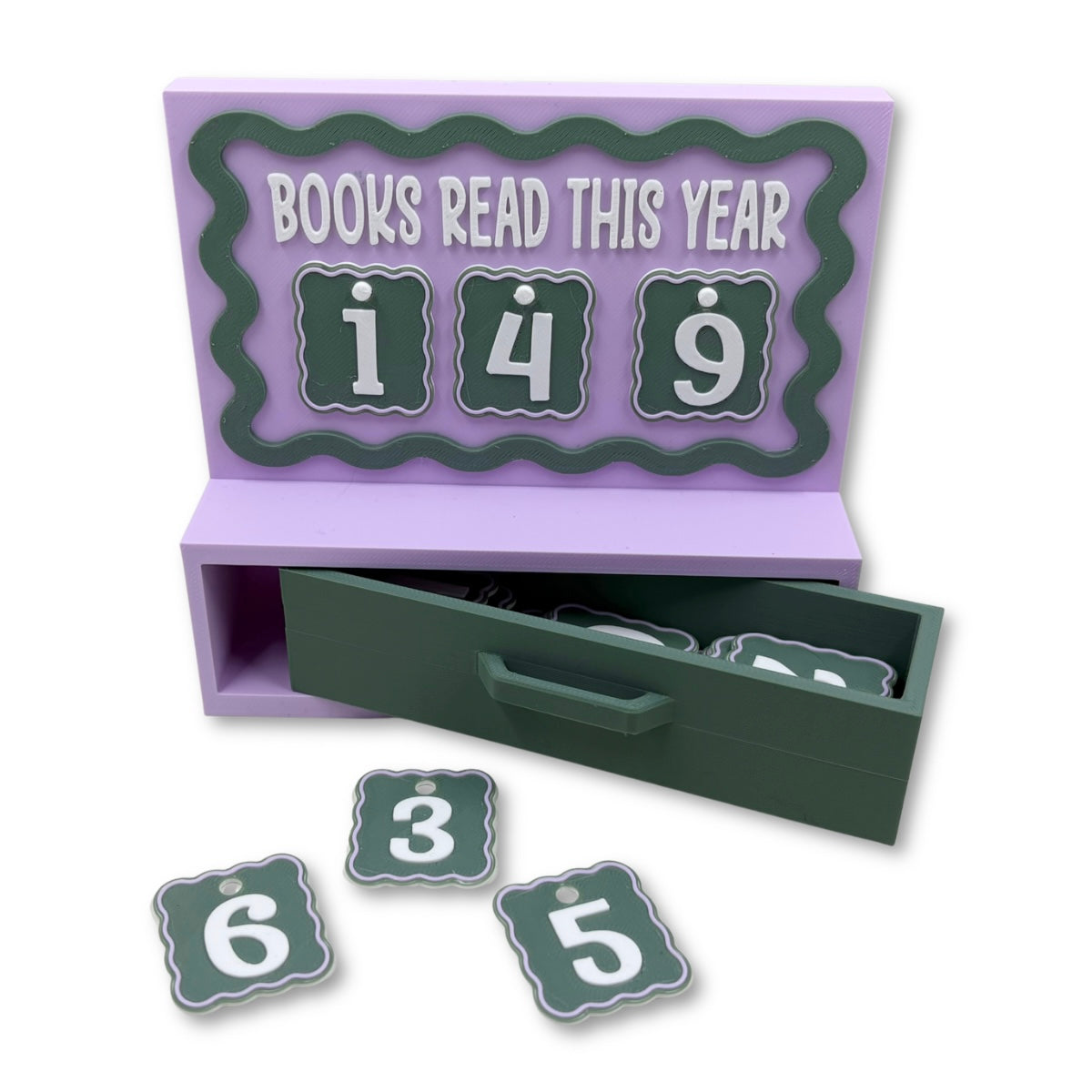 Books Read This Year Counter | 3D Printed Book Tracker