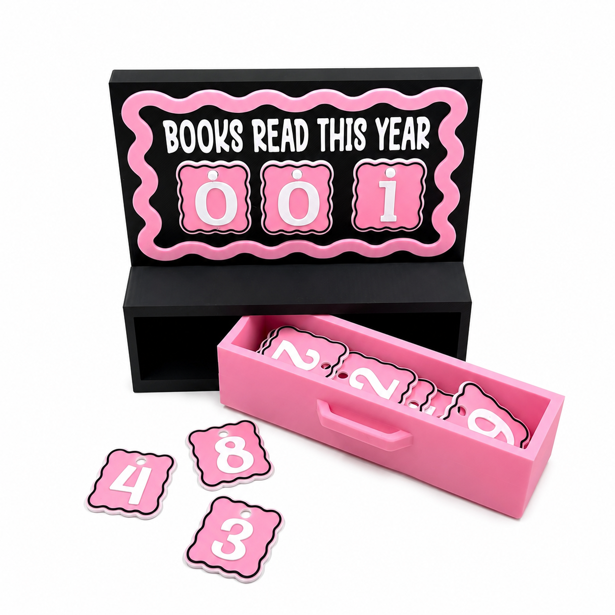Books Read This Year Counter | 3D Printed Book Tracker