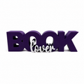 Book Lover 3D Printed Shelf Sign | Bookish Bookshelf Decor
