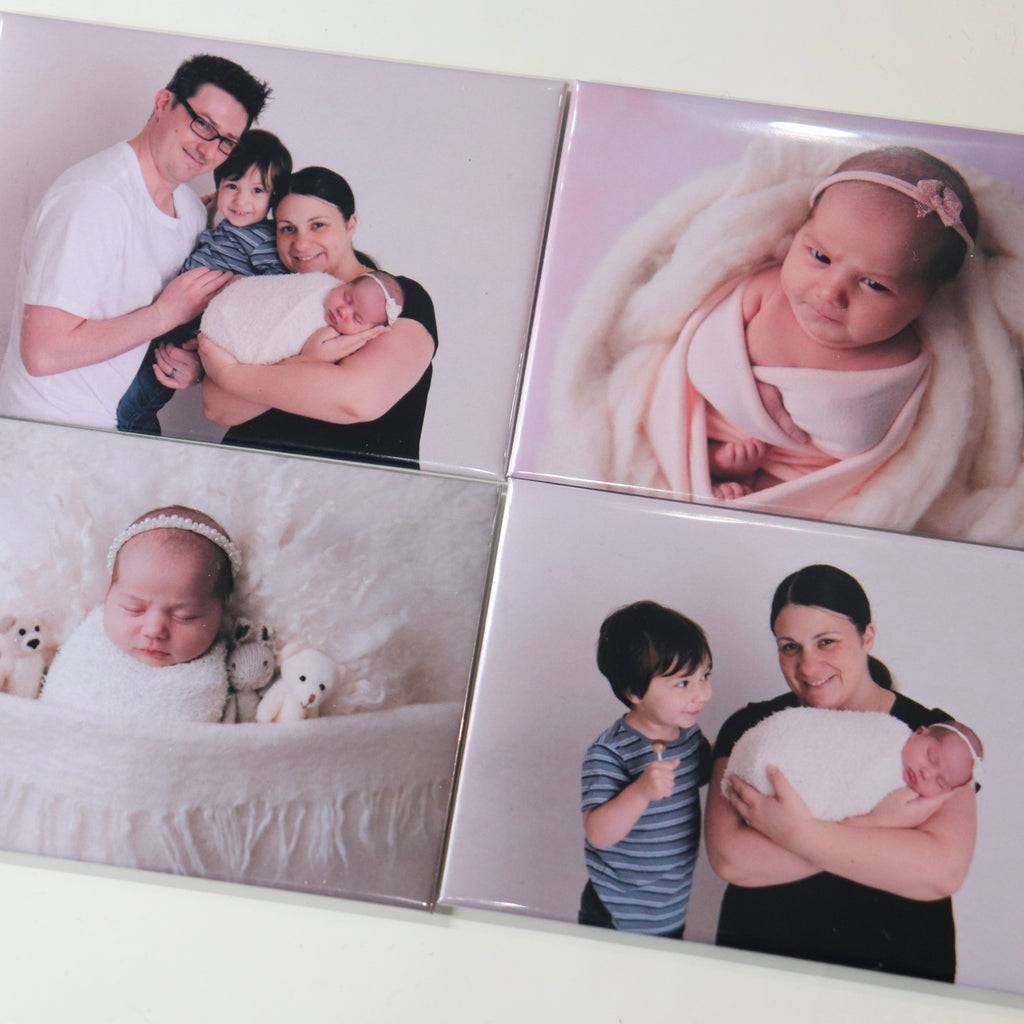 Set of 4 Custom Photo Fridge Magnets | 65mm x 90mm Rectangle