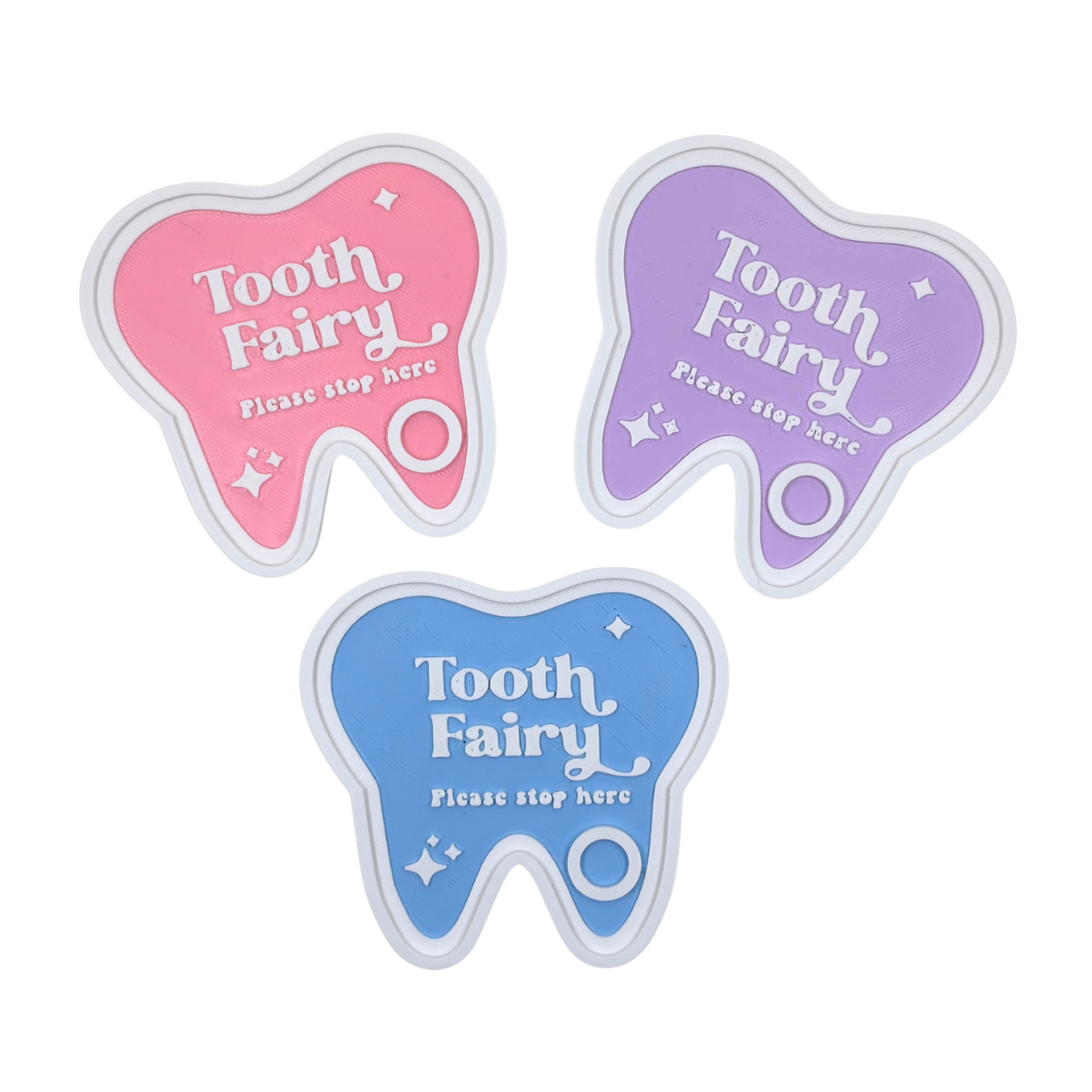 Tooth Fairy Door Hanger | 3D Printed Tooth Fairy Plaque | Leave Your Tooth Here